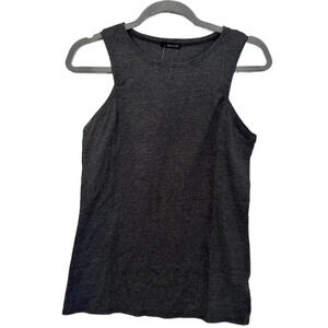 LaMade Gray Angled Cut Out Tank Size Large NWT